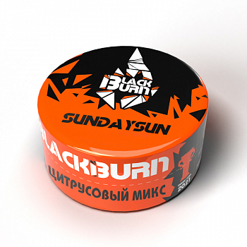 Табак Burn Black, 25гр "Sundaysun / Цитрусовый микс"